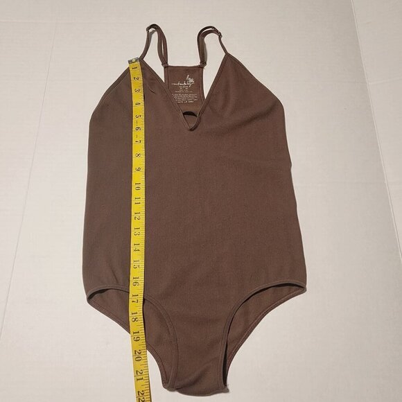 Intimately Free People ribbed brown bodysuit size M/L - Picture 7 of 8